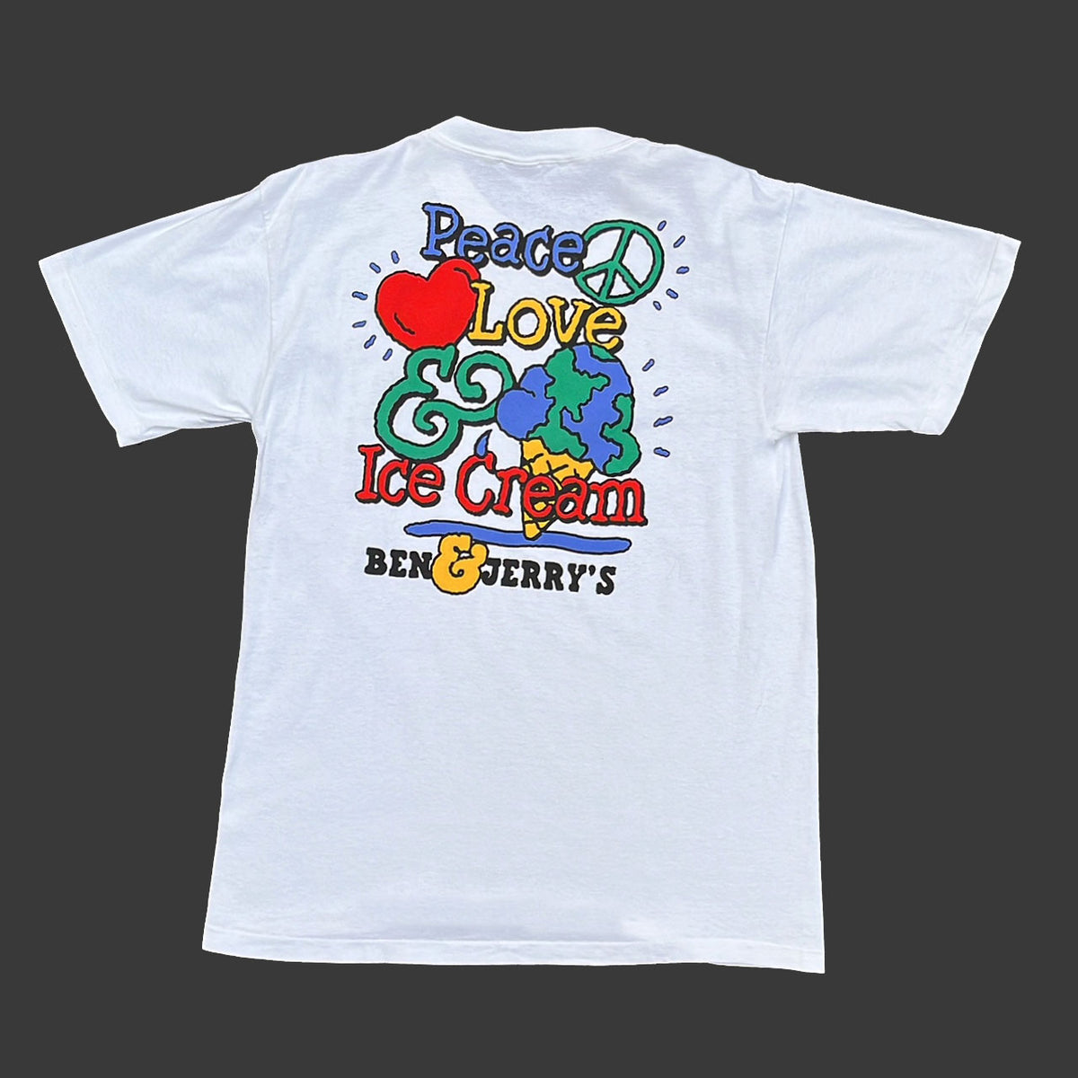 90s USA製ヴィンテージ Ben&jerry's あいみょん着Tシャツ