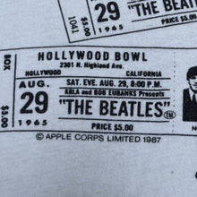 Load image into Gallery viewer, THE BEATLES 'TICKET TO RIDE' '87 T-SHIRT