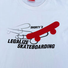 Load image into Gallery viewer, SHORTY'S 'LEGALIZE SKATEBOARDING' 90'S T-SHIRT