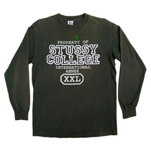 Load image into Gallery viewer, STÜSSY 'COLLEGE' 90'S L/S T-SHIRT