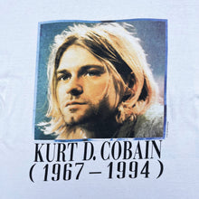 Load image into Gallery viewer, NIRVANA KURT COBAIN MEMORIAL '95 T-SHIRT
