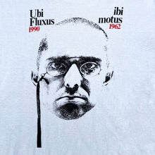 Load image into Gallery viewer, UBI FLUXUS IBI MOTUS EXHIBITION '90 T-SHIRT
