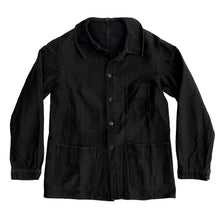 Load image into Gallery viewer, H. LANAIS 50'S BLACK MOLESKIN CHORES JACKET