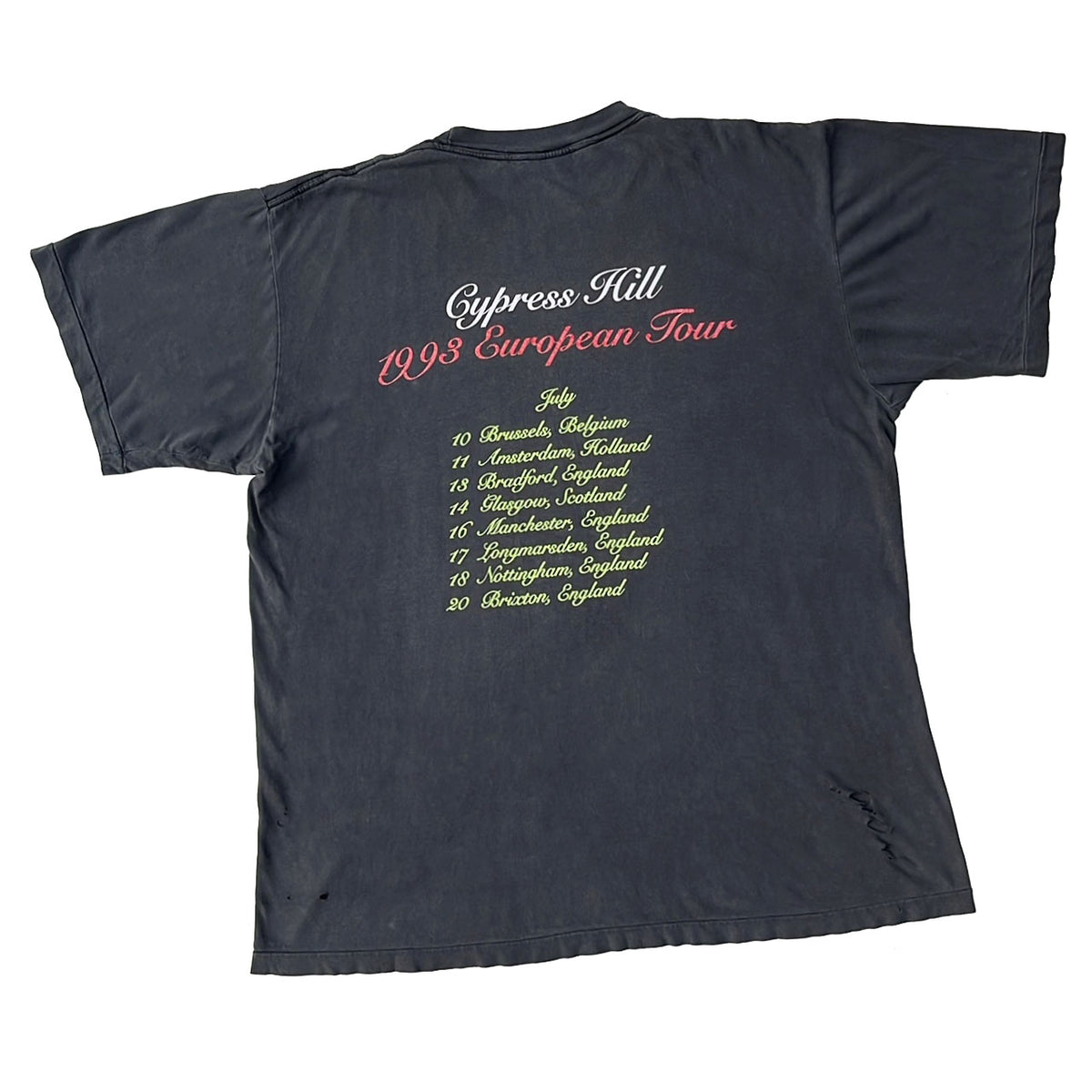 CYPRESS HILL 'EURO TOUR' '93 T-SHIRT – Temple of Nostalgia