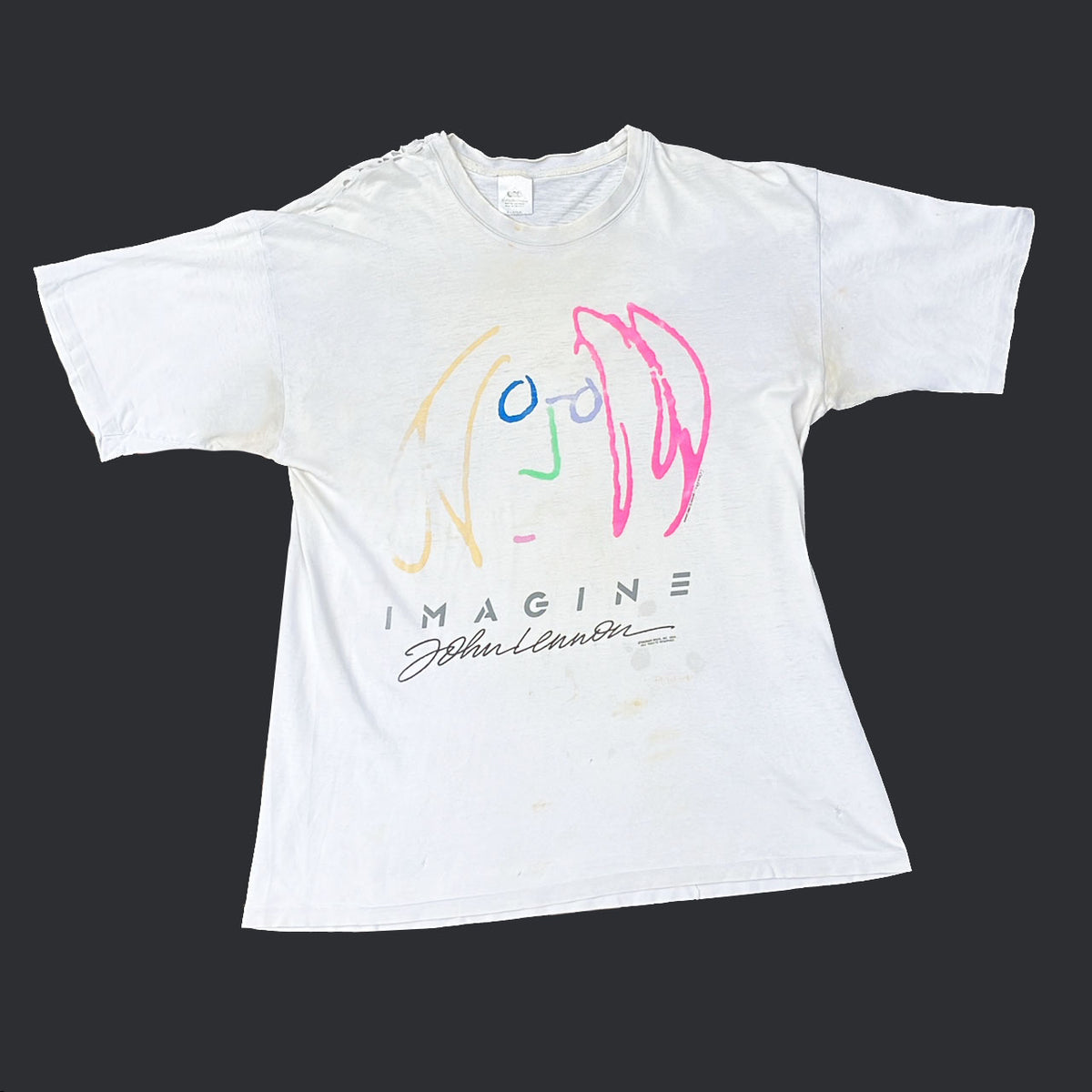 希少】90s John Lennon Vintage T-shirt XL 【公式通販】