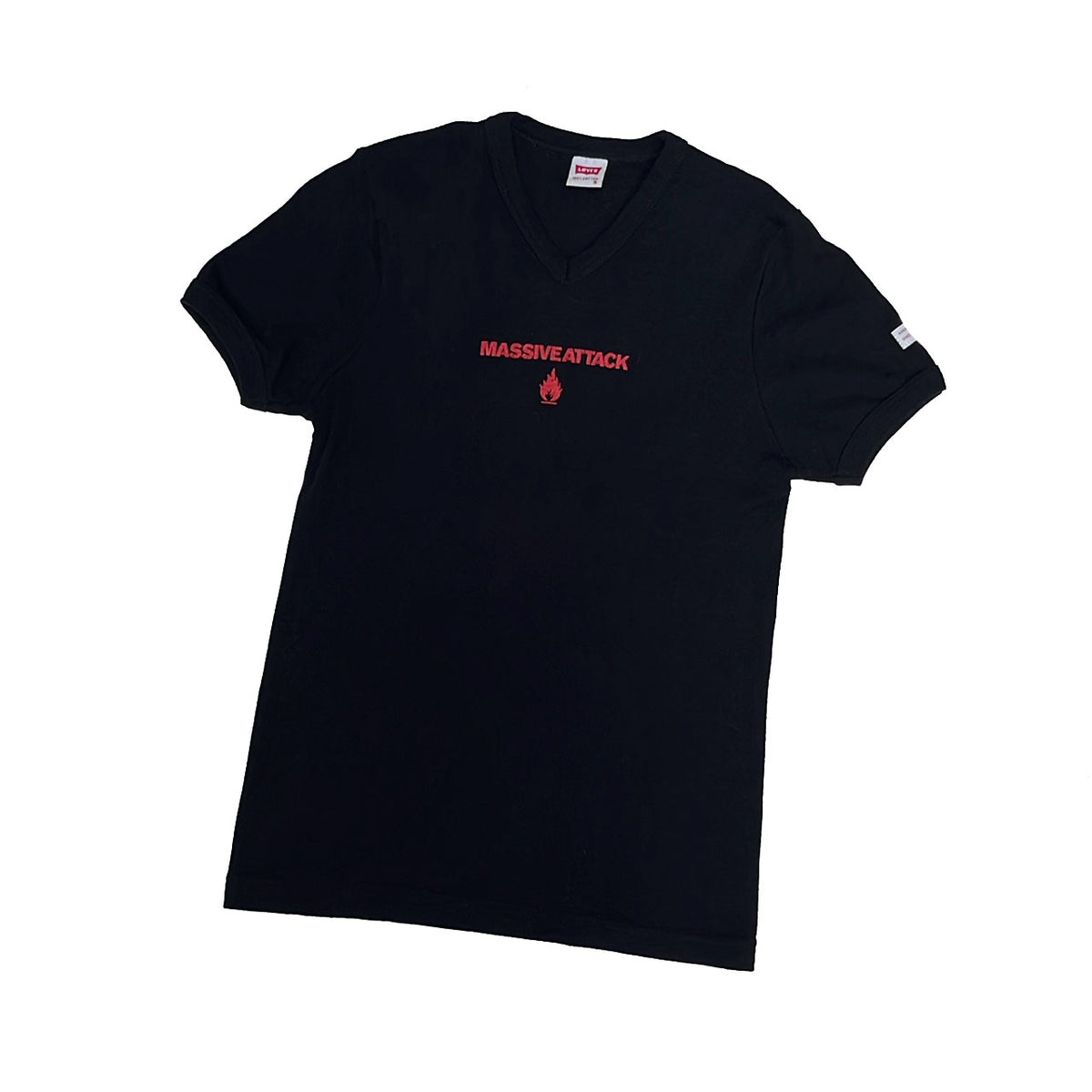 トップス 90's Levi's Massive Attack S/S Tee Vintage Massive Attack Mezzanine 1998 Levi's T Shirt 90's