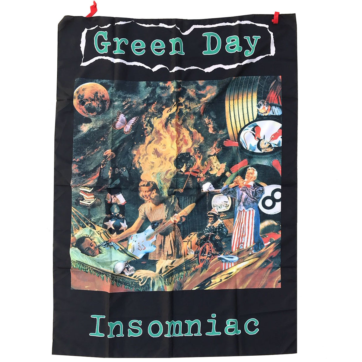 GREEN DAY INSOMNIAC 95 WALL FLAG – Temple of Nostalgia