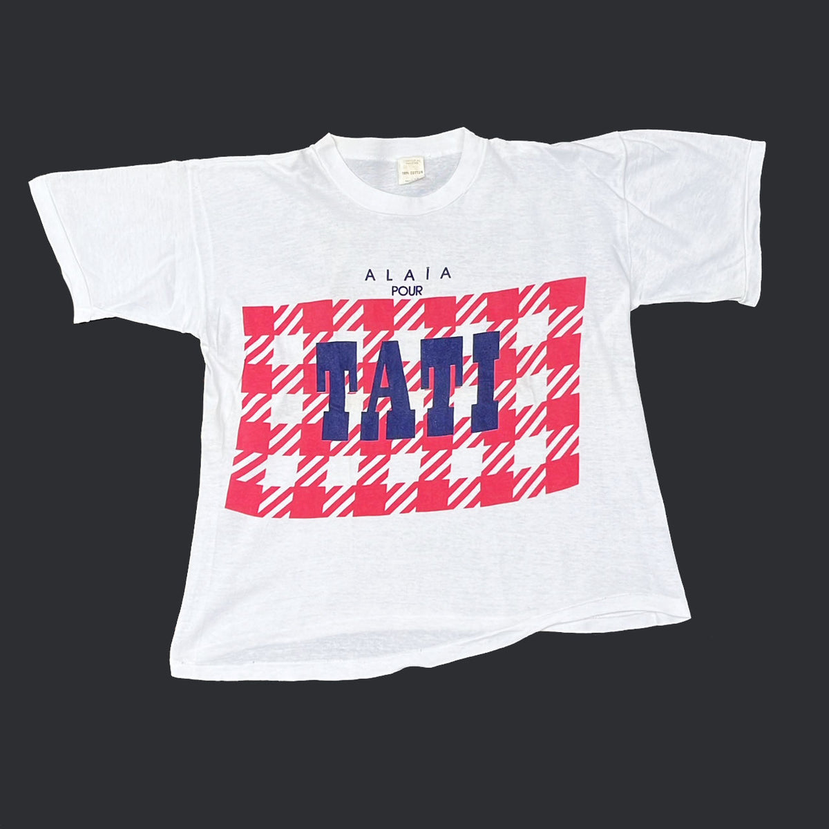 ALAIA アライア　TATI コラボTシャツ 90年代　 90s ALAIA アライア TATI コラボTシャツ 90年代 90s
