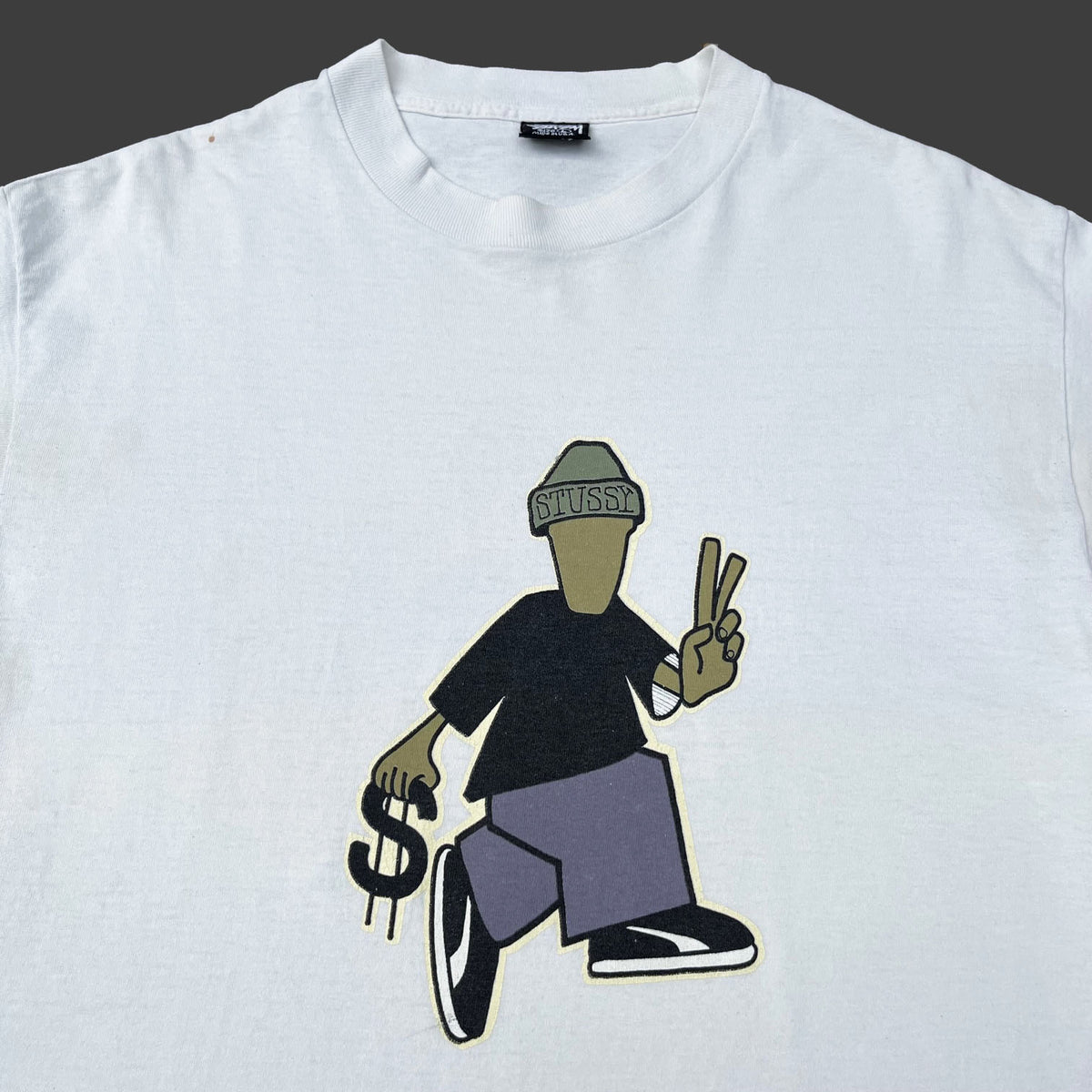 STÜSSY PEACE & PROSPERITY 90'S T-SHIRT