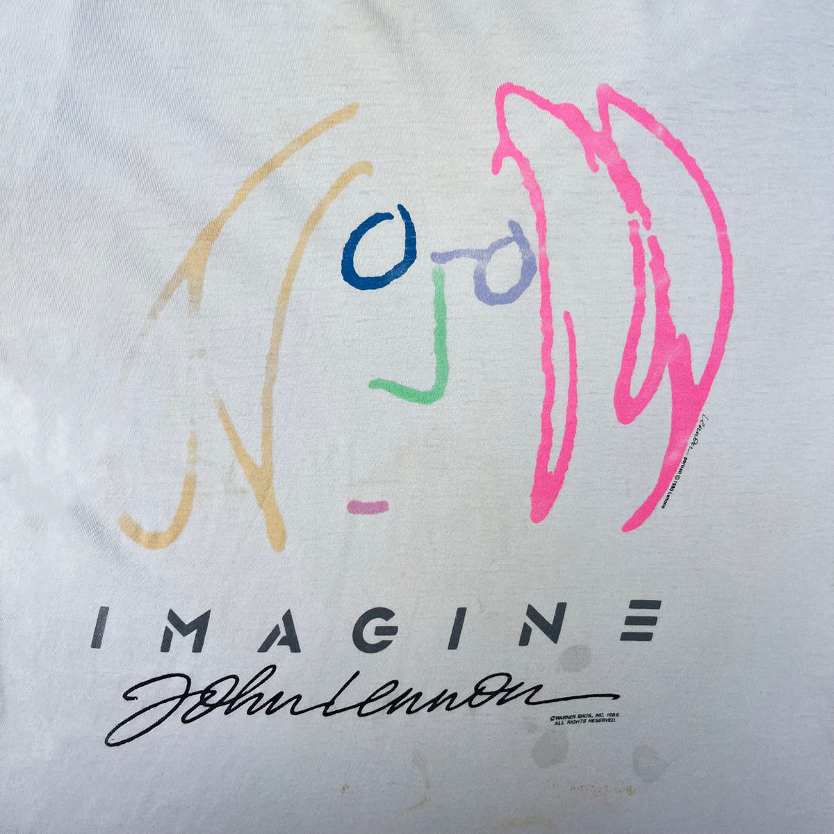 VINTAGE • 1988 John Lennon outlet Imagine Tee