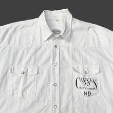 Load image into Gallery viewer, FESTIVAL DE CANNES '89 L/S BUTTON UP SHIRT