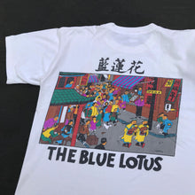 Load image into Gallery viewer, TINTIN & THE BLUE LOTUS 90'S T-SHIRT