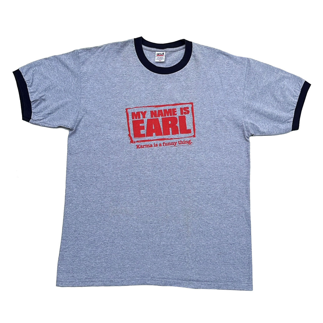 MY NAME IS EARL '05 RINGER T-SHIRT