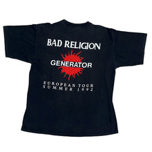 Load image into Gallery viewer, BAD RELIGION &#39;GENERATOR&#39; &#39;92 T-SHIRT