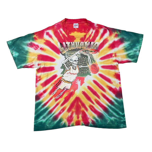 LITHUANIA BASKETBALL GRATEFUL DEAD '92 T-SHIRT