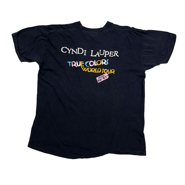 CYNDI LAUPER 'TRUE COLORS' '86/'87 T-SHIRT