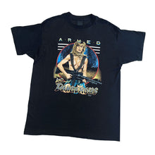 Load image into Gallery viewer, 3D EMBLEM &#39;ARMED AND DANGEROUS&#39; &#39;90 T-SHIRT