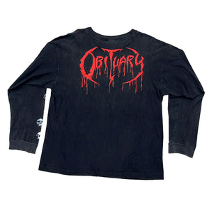 OBITUARY 'SKULL PILE' '92 L/S T-SHIRT