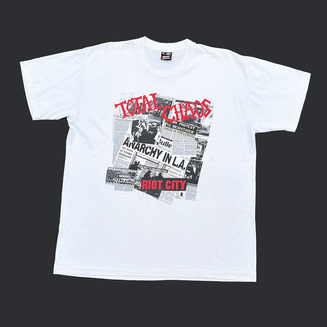 TOTAL CHAOS RIOT CITY '92 T-SHIRT