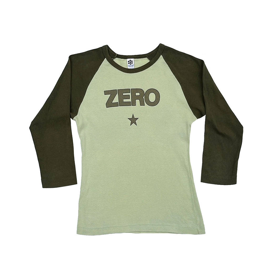 SMASHING PUMPKINS 'ZERO' 00'S RAGLAN TOP