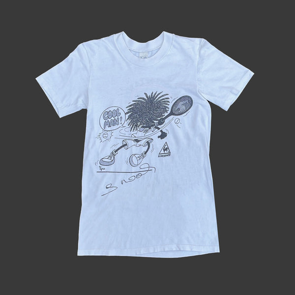 YANNICK NOAH LE COQ SPORTIF 80'S T-SHIRT