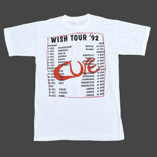 Load image into Gallery viewer, THE CURE &#39;WISH TOUR&#39; &#39;92 T-SHIRT