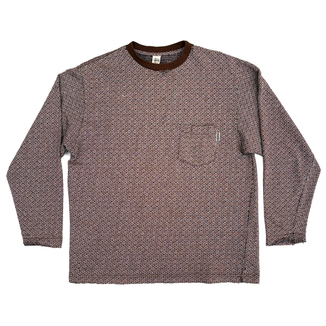 STÜSSY 80'S L/S KNIT T-SHIRT