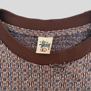 STÜSSY 80'S L/S KNIT T-SHIRT