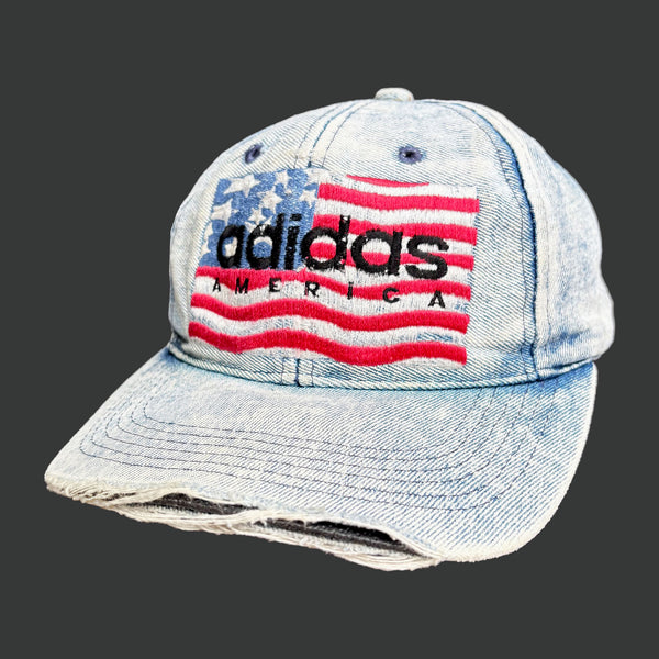 ADIDAS 'AMERICA' 90'S DENIM CAP