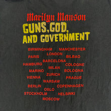 Load image into Gallery viewer, MARILYN MANSON &#39;GUNS, GOD, AND GOVERNMENT&#39; &#39;00 T-SHIRT