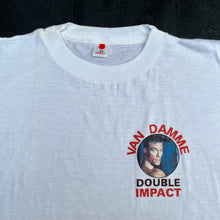 Load image into Gallery viewer, VAN DAMME &#39;DOUBLE IMPACT&#39; &#39;91 T-SHIRT