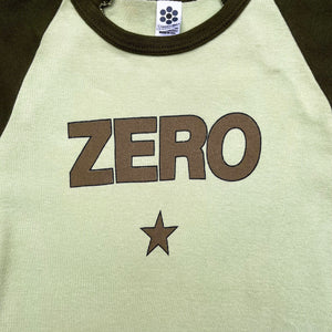 SMASHING PUMPKINS 'ZERO' 00'S RAGLAN TOP