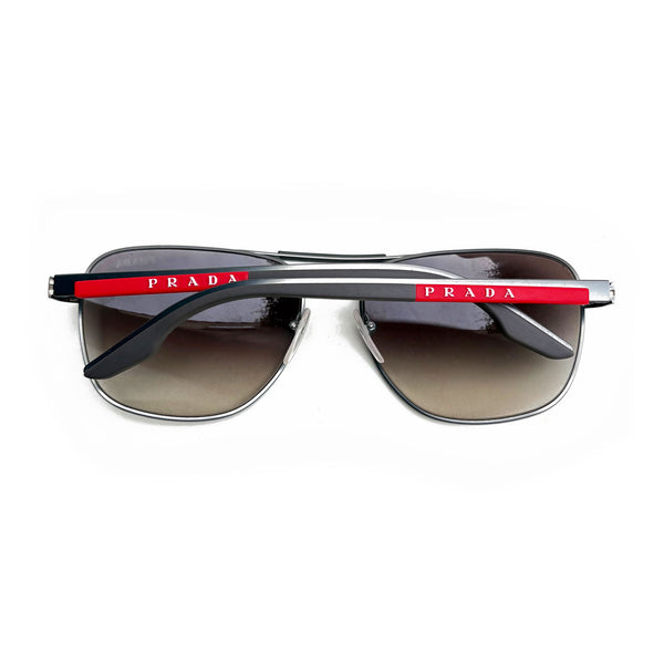PRADA LINEA ROSSA SPS 53X 00'S AVIATOR SUNGLASSES