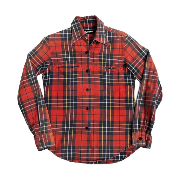HYSTERIC GLAMOUR 90'S L/S FLANNEL SHIRT