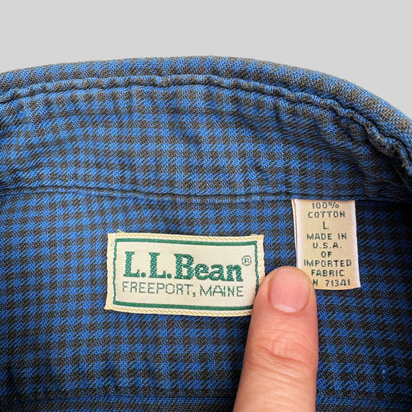 L.L. BEAN 90'S L/S FLANNEL SHIRT