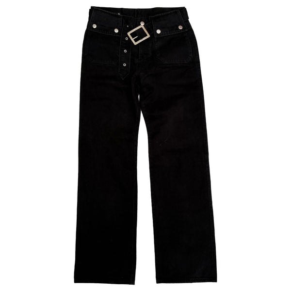 GAULTIER BIG BUCKLE 90'S W29 SAILOR PANTS