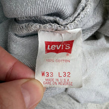 Load image into Gallery viewer, LEVI'S 501 80'S W32 ACID WASH DENIM JEANS