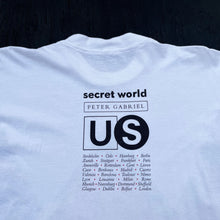 Load image into Gallery viewer, PETER GABRIEL &#39;SECRET WORLD&#39; &#39;92 T-SHIRT