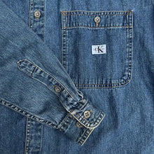 Load image into Gallery viewer, CALVIN KLEIN 90&#39;S DENIM SHIRT