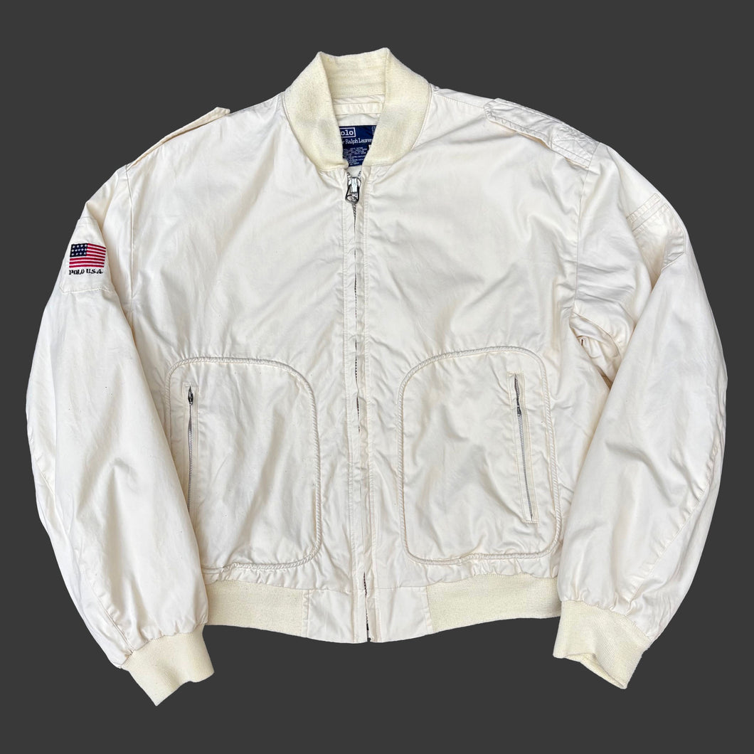POLO RALPH LAUREN 'POLO USA' 90'S FLIGHT JACKET