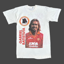 Load image into Gallery viewer, GABRIEL BATISTUTA AS ROMA 90'S T-SHIRT