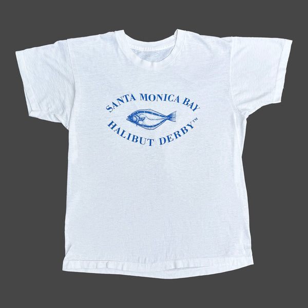 SANTA MONICA BAT HALIBUT DERBY 80'S T-SHIRT
