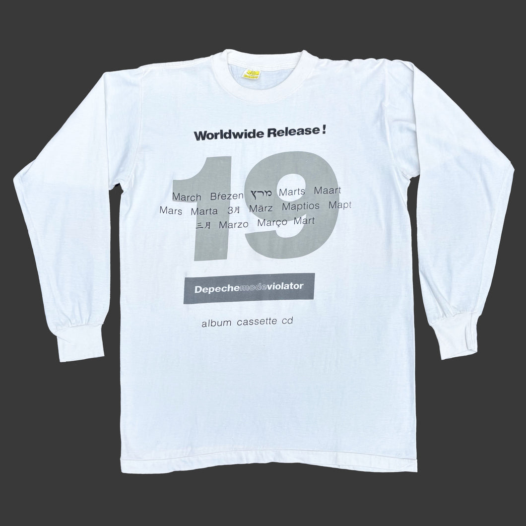 DEPECHE MODE 'VIOLATOR' '90 L/S T-SHIRT