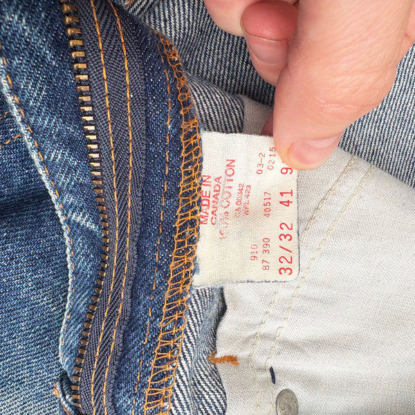 LEVI'S 517 80'S PATCHED DENIM JEANS W32 L32
