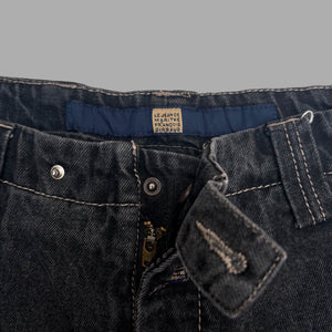 GIRBAUD Y2K W32 STRAP BAGGY JEAN SHORTS