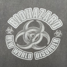 Load image into Gallery viewer, BIOHAZARD &#39;NEW WORLD DISORDER&#39; &#39;99 T-SHIRT