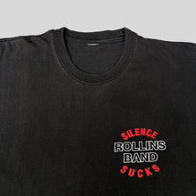 Load image into Gallery viewer, ROLLINS BAND &#39;SILENCE SUCKS&#39; &#39;92 T-SHIRT