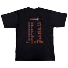 Load image into Gallery viewer, DAVID BOWIE &#39;REALITY TOUR&#39; &#39;03 T-SHIRT