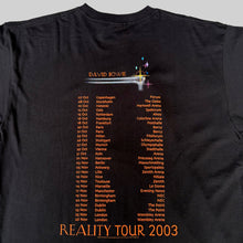 Load image into Gallery viewer, DAVID BOWIE &#39;REALITY TOUR&#39; &#39;03 T-SHIRT