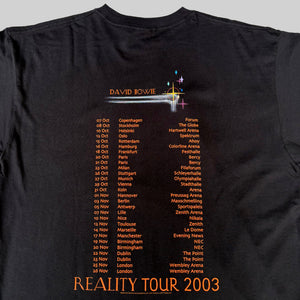 DAVID BOWIE 'REALITY TOUR' '03 T-SHIRT